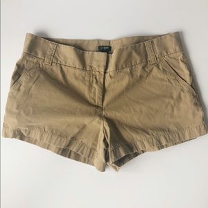 J.Crew Khaki City Fit Shorts- Size 10